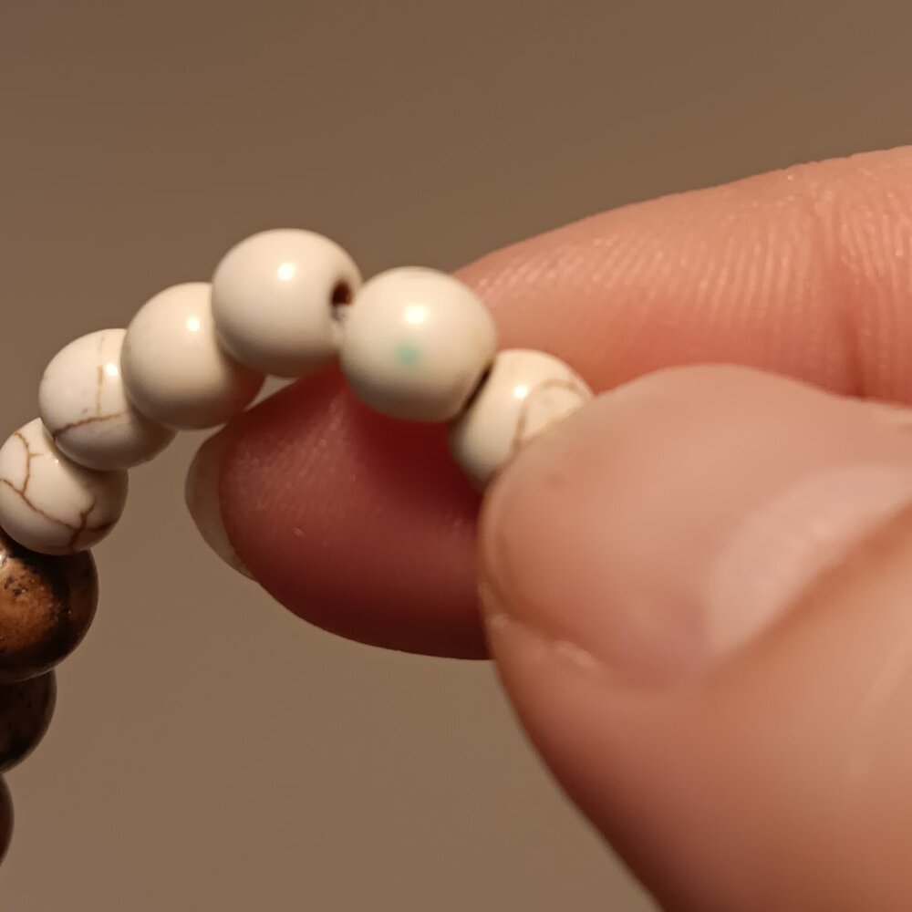 Ava Renee natural tones stone beads necklace & filigree leaf earrings - NWT - - Picture 6 of 9